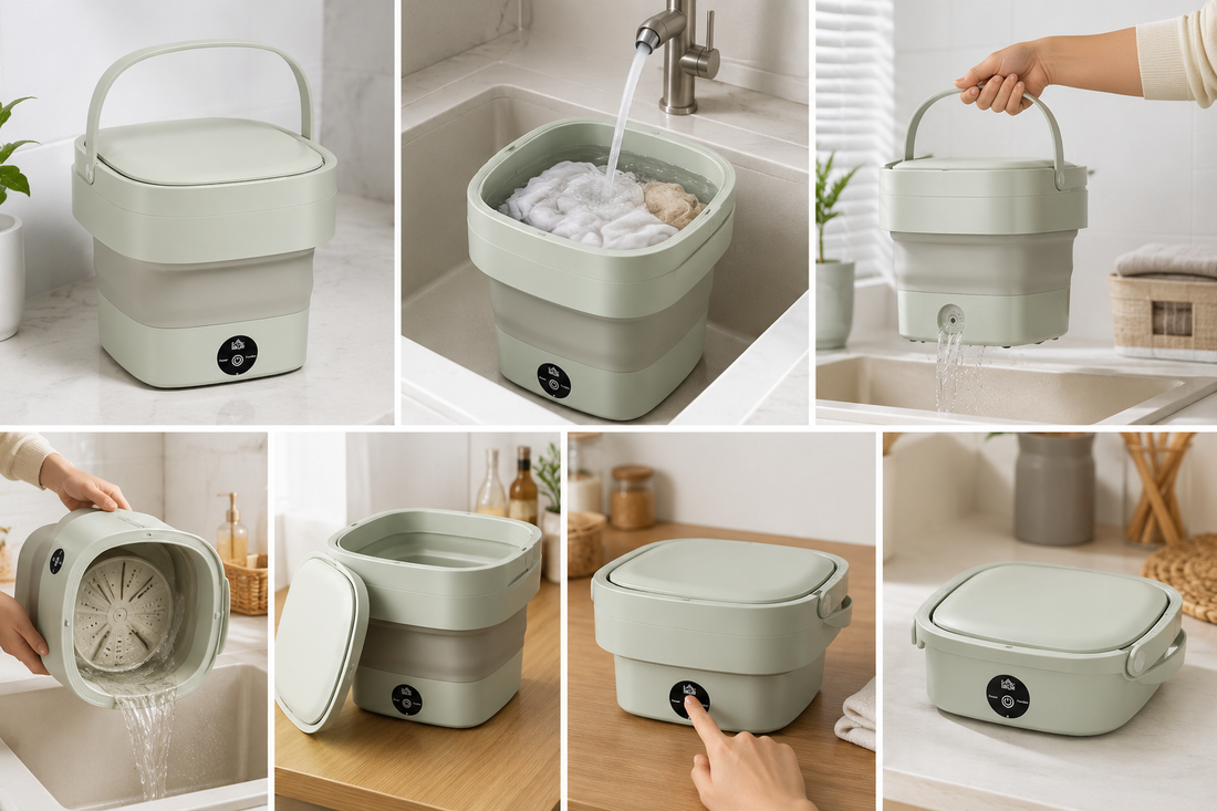 Foldable Mini Laundry Machine