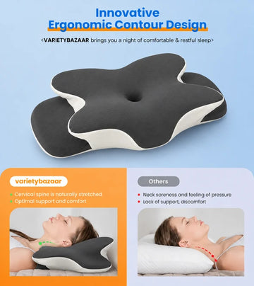 Butterfly Ergonomic Memory Foam Pillow - image 7